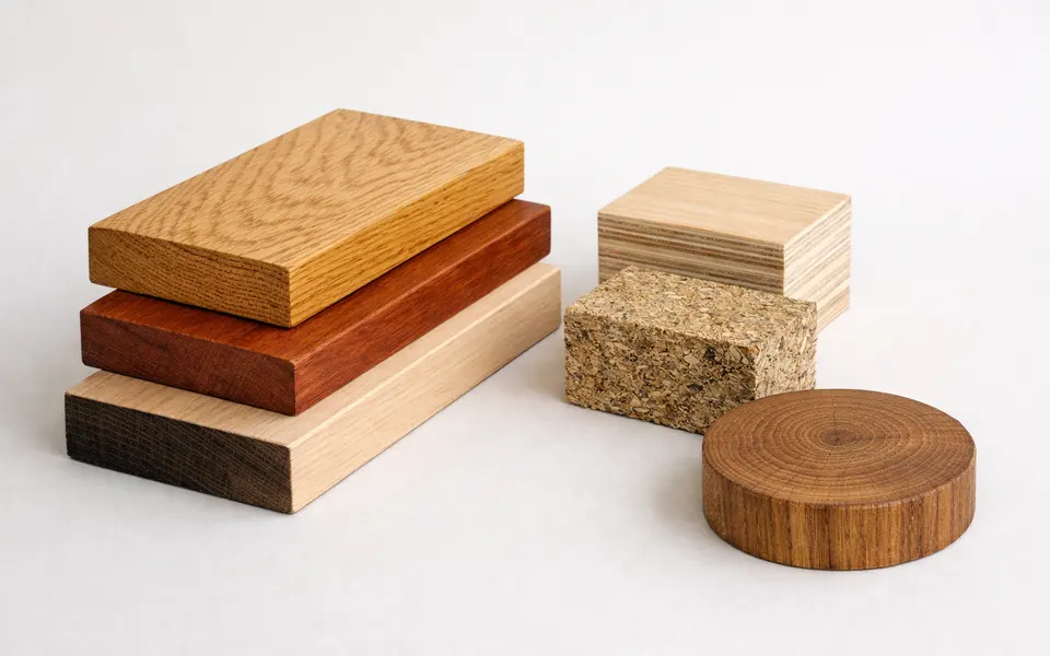 Furniture Wood Types: Grain, Color, Weight, and Construction visual support